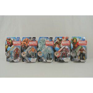 Marvel Universe Series 3 Action Figures Iron Man Absorbing Iceman Falcon Samson
